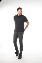 Black Pawn Embrodiery Polo